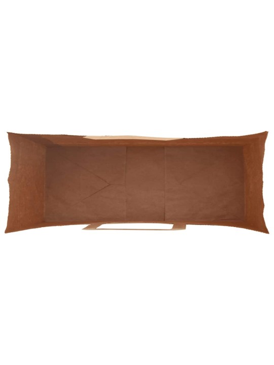 Paperikassit 50 kpl kahvoilla ruskea 32x12x42 cm