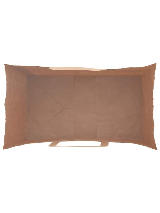 Paperikassit 250 kpl kahvoilla ruskea 15x8x21 cm