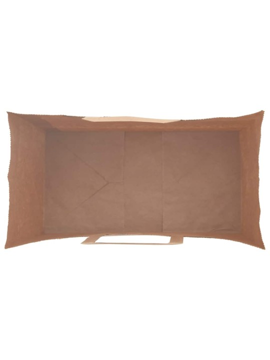 Paperikassit 250 kpl kahvoilla ruskea 21x11x36 cm