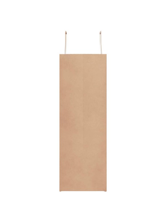 Paperikassit 250 kpl kahvoilla ruskea 45x17x48 cm
