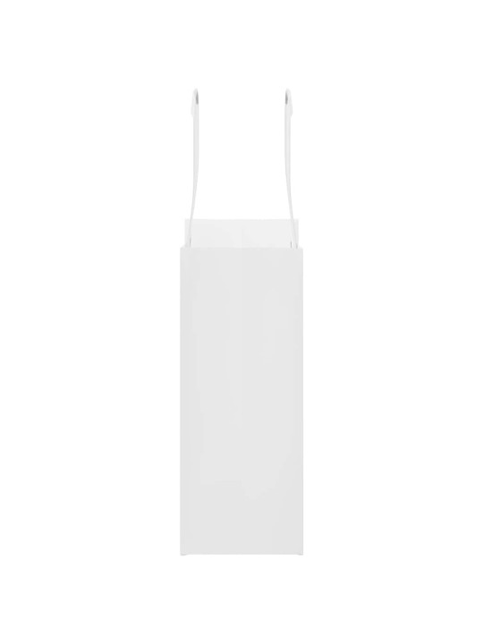 Paperikassit 50 kpl kahvoilla valkoinen 15x8x21 cm