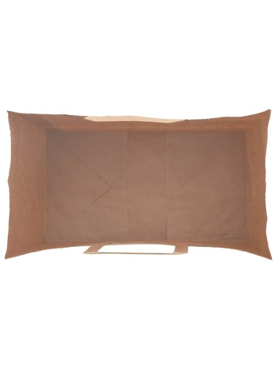 Paperikassit 50 kpl kahvoilla musta 15x8x21 cm