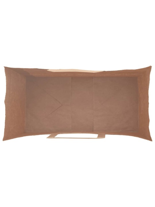 Paperikassit 250 kpl kahvoilla musta 18x8x22 cm