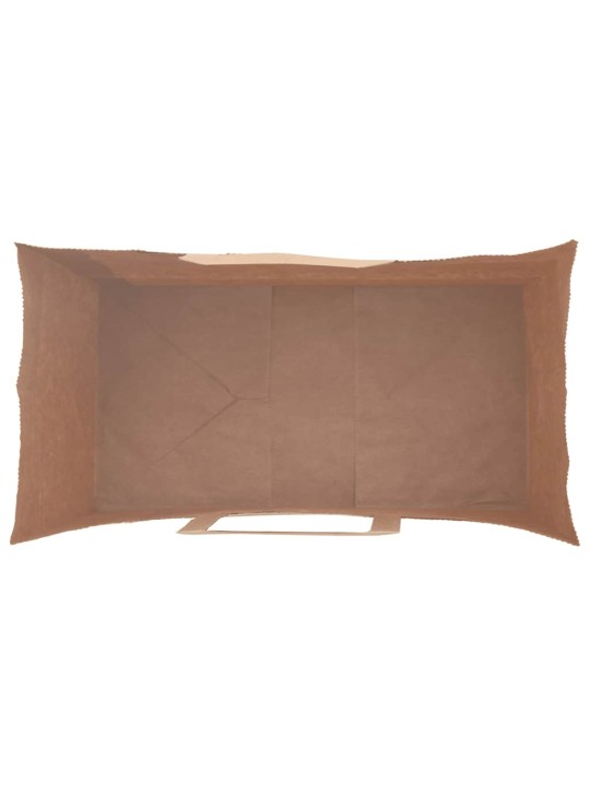 Paperikassit 250 kpl kahvoilla musta 21x11x28 cm