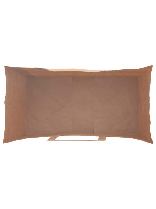 Paperikassit 250 kpl kahvoilla musta 21x11x31 cm