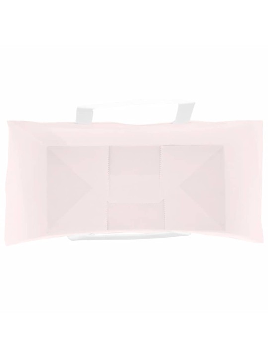 Paperikassit 50 kpl kahvoilla pinkki 18x8x22 cm