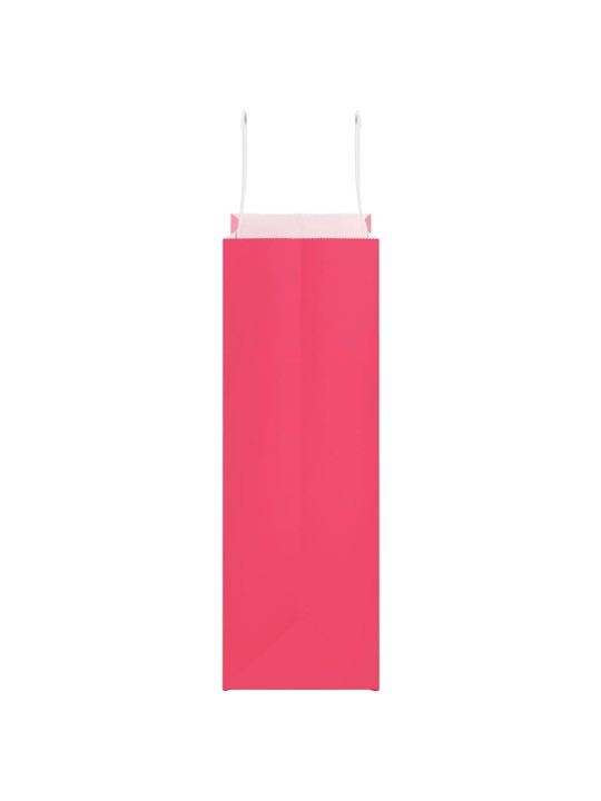 Paperikassit 50 kpl kahvoilla pinkki 21x11x31 cm