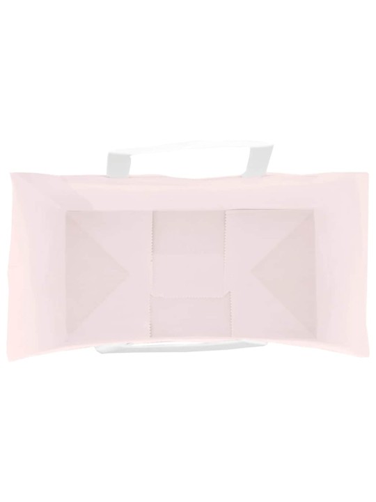 Paperikassit 50 kpl kahvoilla pinkki 32x17x44 cm
