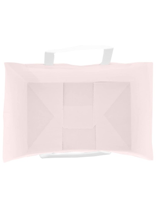 Paperikassit 50 kpl kahvoilla pinkki 32x22x28 cm