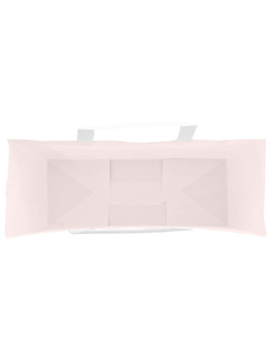 Paperikassit 50 kpl kahvoilla pinkki 45x17x48 cm