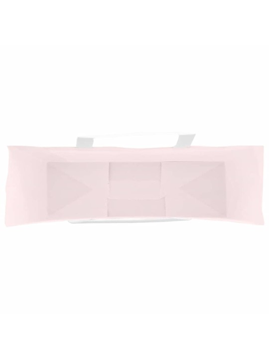 Paperikassit 50 kpl kahvoilla pinkki 54x15x49 cm