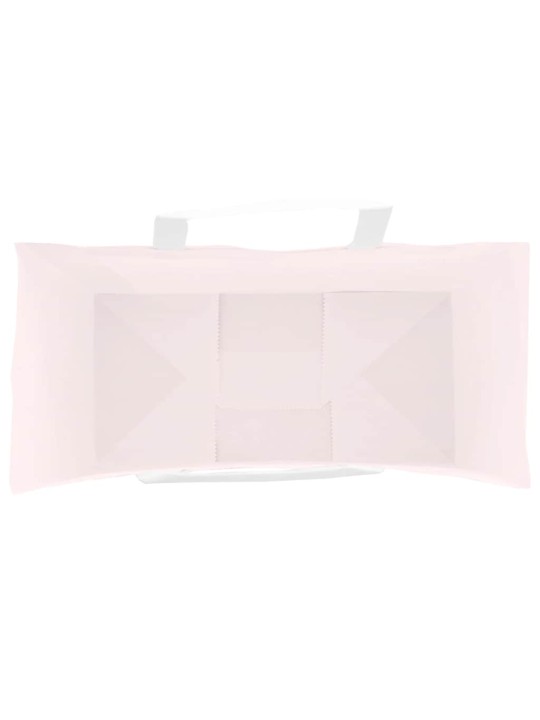 Paperikassit 250 kpl kahvoilla pinkki 18x8x22 cm