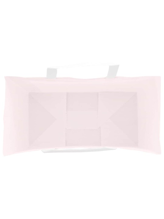 Paperikassit 250 kpl kahvoilla pinkki 21x11x31 cm