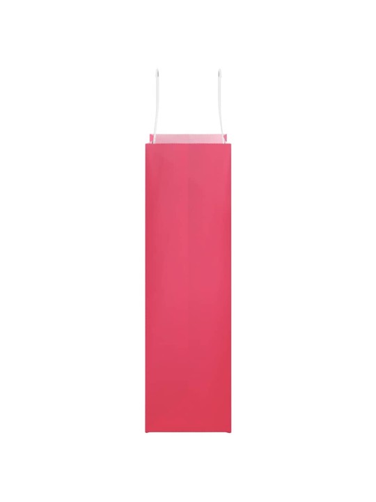 Paperikassit 250 kpl kahvoilla pinkki 21x11x36 cm