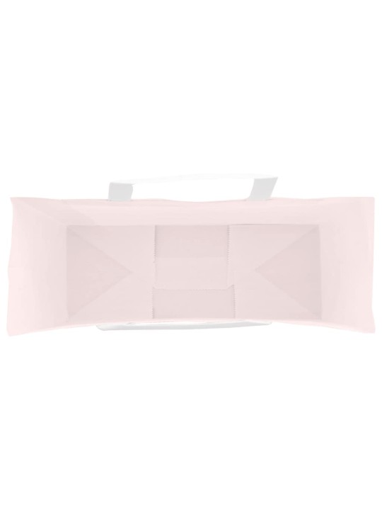 Paperikassit 250 kpl kahvoilla pinkki 32x12x42 cm