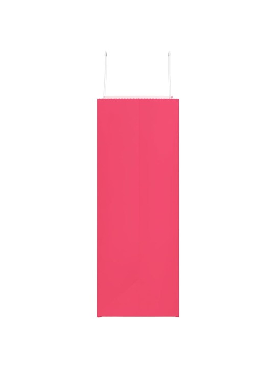 Paperikassit 250 kpl kahvoilla pinkki 32x17x44 cm