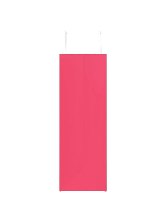 Paperikassit 250 kpl kahvoilla pinkki 45x17x48 cm