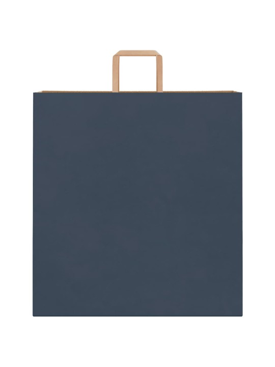 Paperikassit 50 kpl kahvoilla sininen 45x17x48 cm