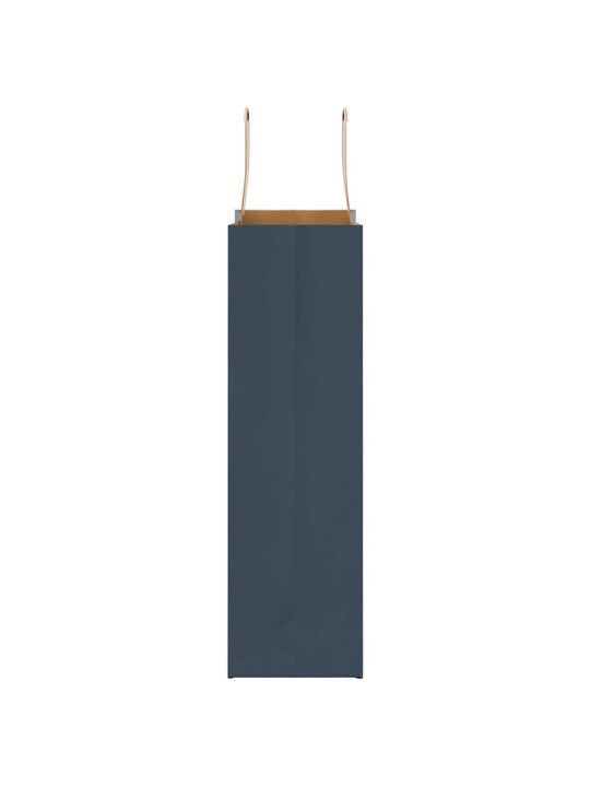 Paperikassit 250 kpl kahvoilla sininen 21x11x36 cm