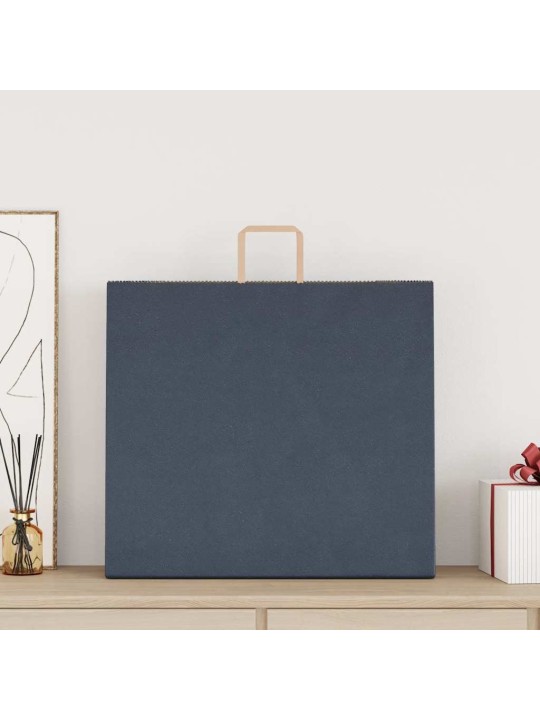Paperikassit 250 kpl kahvoilla sininen 54x15x49 cm