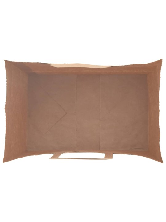 Paperikassit 250 kpl kahvoilla vihreä 26x17x25 cm