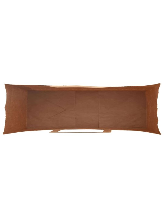 Paperikassit 250 kpl kahvoilla vihreä 54x15x49 cm