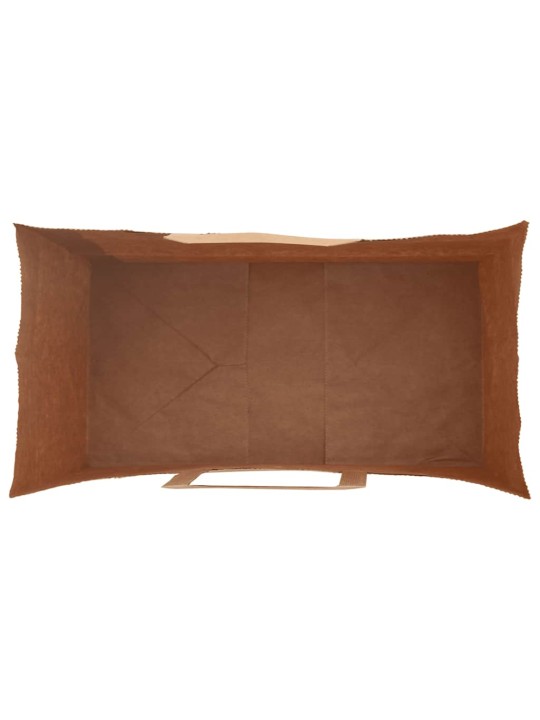 Paperikassit 50 kpl kahvoilla punainen 32x17x44 cm
