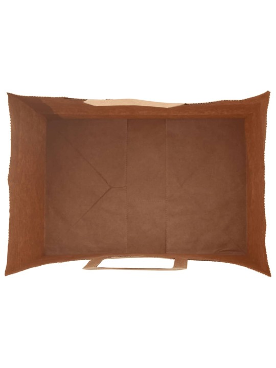Paperikassit 50 kpl kahvoilla punainen 32x22x24 cm