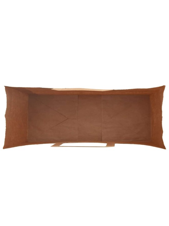 Paperikassit 50 kpl kahvoilla punainen 45x17x48 cm