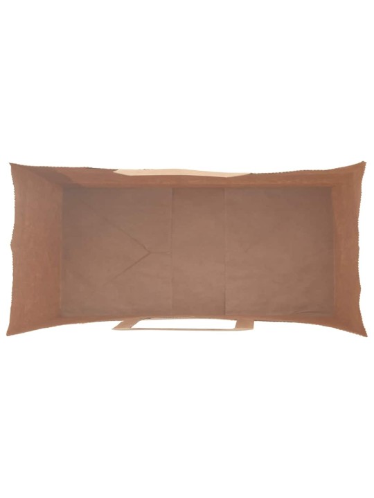 Paperikassit 250 kpl kahvoilla punainen 26x12x35 cm