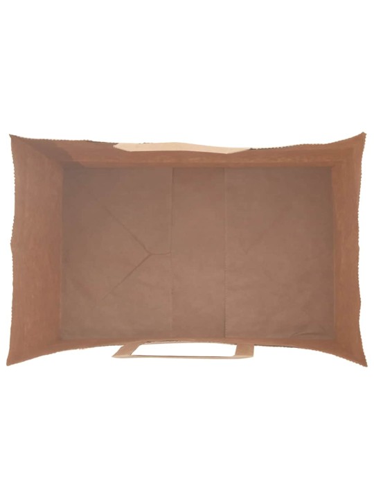 Paperikassit 250 kpl kahvoilla punainen 26x17x25 cm