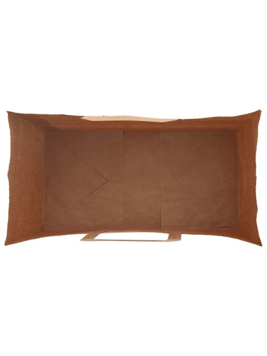 Paperikassit 250 kpl kahvoilla punainen 32x17x25 cm