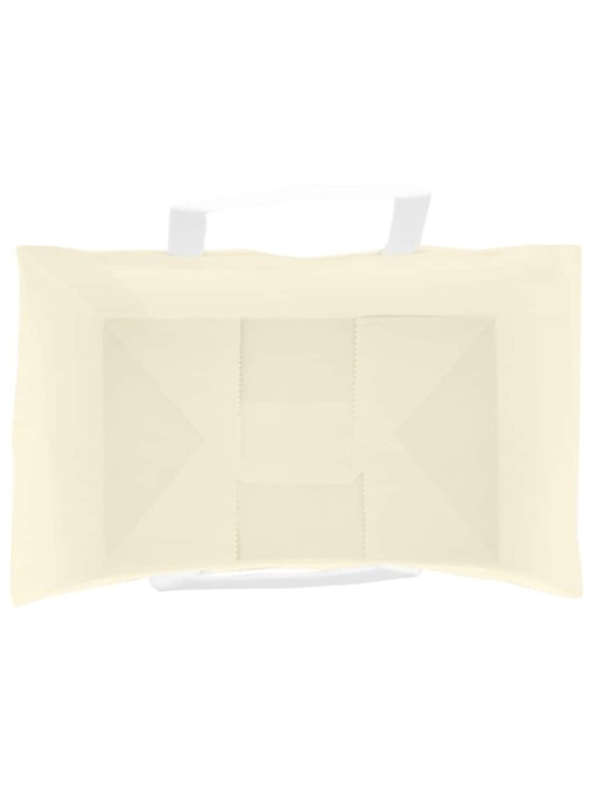 Paperikassit 50 kpl kahvoilla keltainen 26x17x25 cm