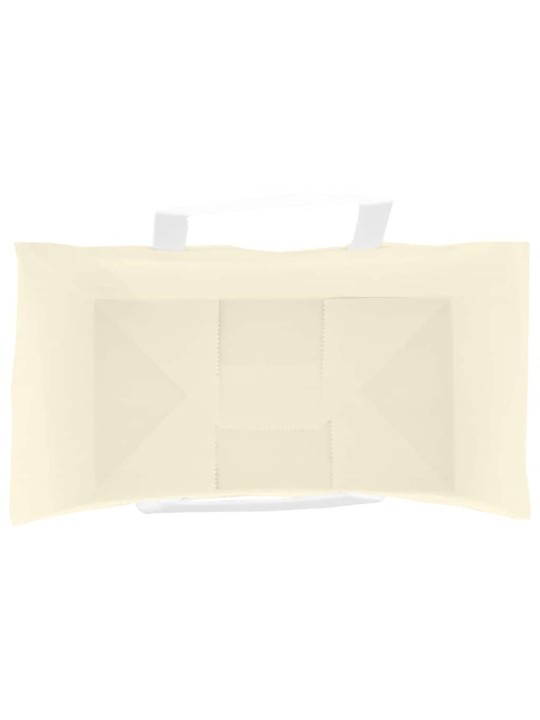 Paperikassit 250 kpl kahvoilla keltainen 15x8x21 cm