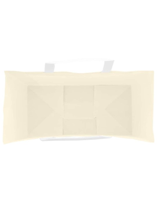 Paperikassit 250 kpl kahvoilla keltainen 18x8x22 cm