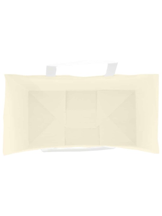 Paperikassit 250 kpl kahvoilla keltainen 21x11x28 cm