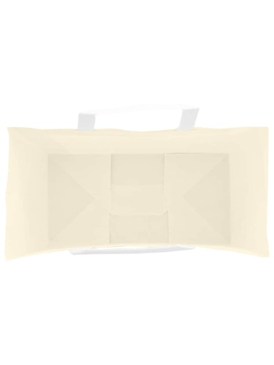 Paperikassit 250 kpl kahvoilla keltainen 21x11x31 cm
