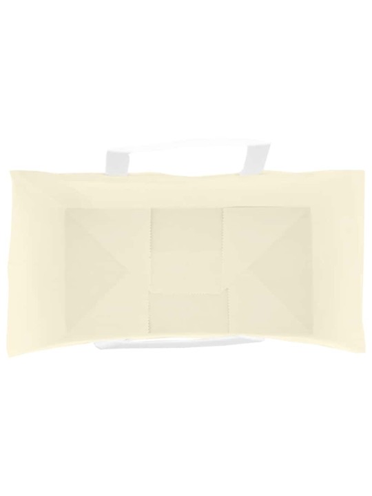 Paperikassit 250 kpl kahvoilla keltainen 21x11x36 cm