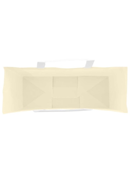 Paperikassit 250 kpl kahvoilla keltainen 32x12x42 cm