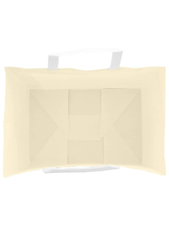 Paperikassit 250 kpl kahvoilla keltainen 32x22x24 cm