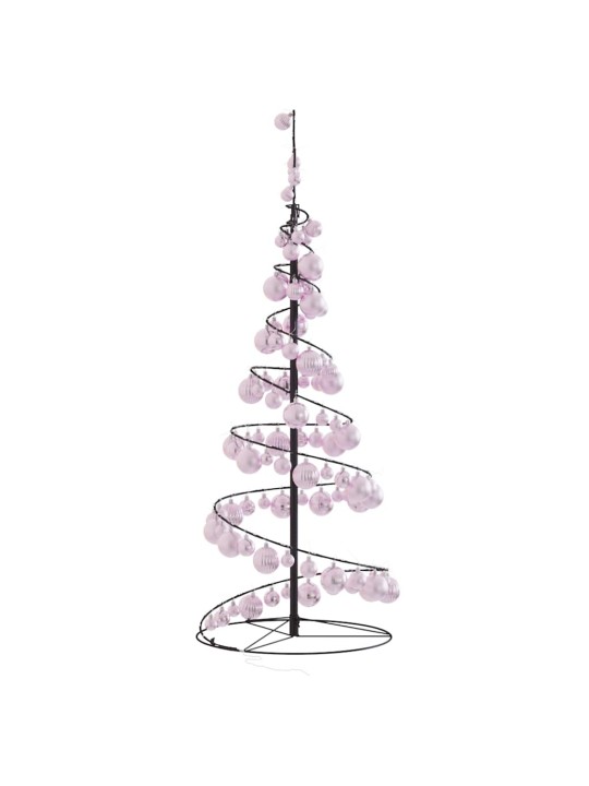Led joulukuusi koruilla 80 lediä lämmin valkoinen 120 cm