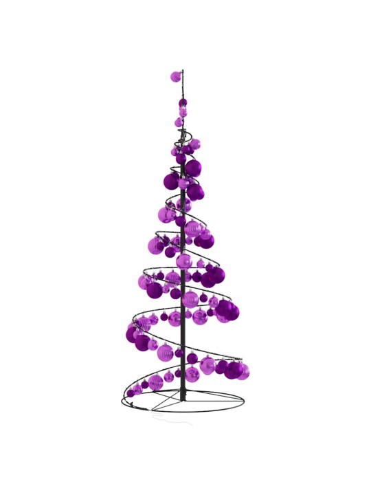 Led joulukuusi koruilla 80 lediä lämmin valkoinen 120 cm