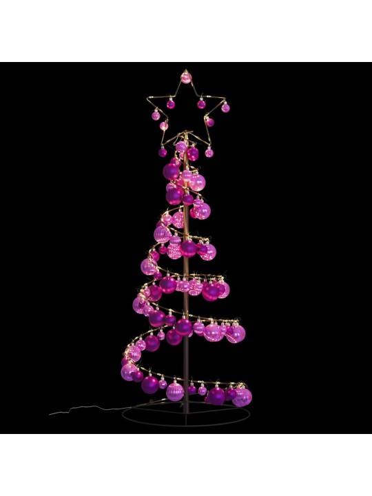 Led joulukuusi koruilla 80 lediä lämmin valkoinen 120 cm