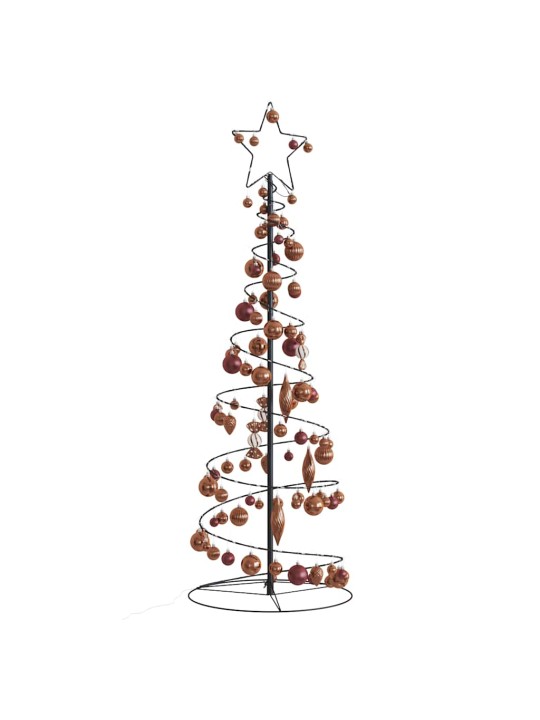 Led joulukuusi koruilla 100 lediä lämmin valkoinen 150 cm