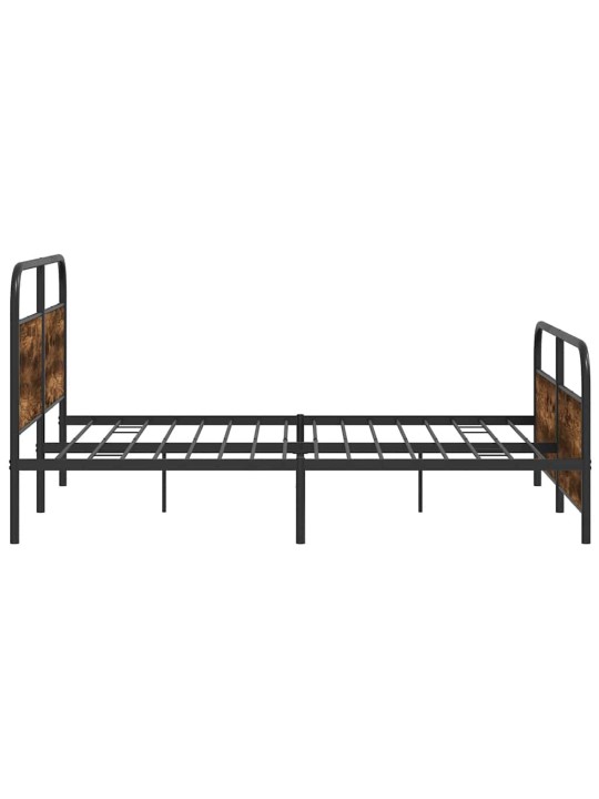 Metallinen sängynrunko savutammi 183x213 cm