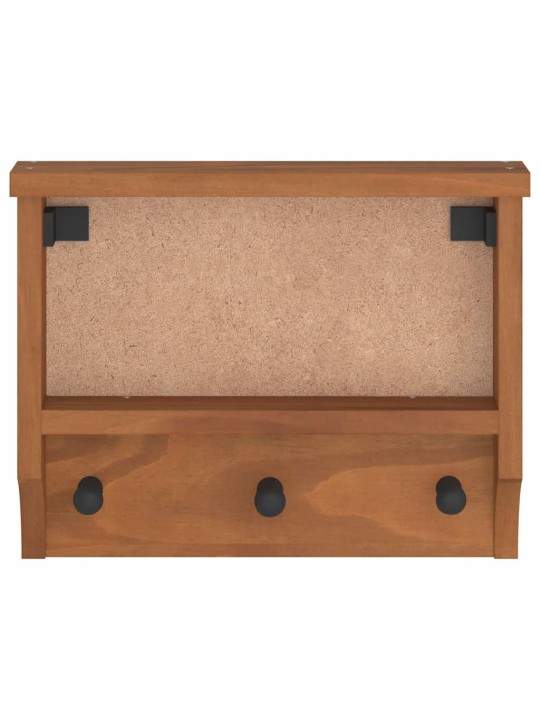 Seinänaulakko sandnes 45x12x35 cm täysi mänty