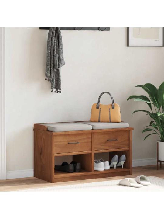 Eteisen penkki SANDNES 87x40x50 cm täysi mänty