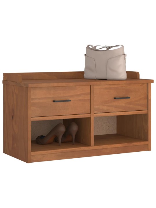 Eteisen penkki SANDNES 87x40x50 cm täysi mänty