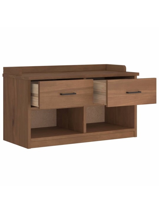Eteisen penkki SANDNES 87x40x50 cm täysi mänty