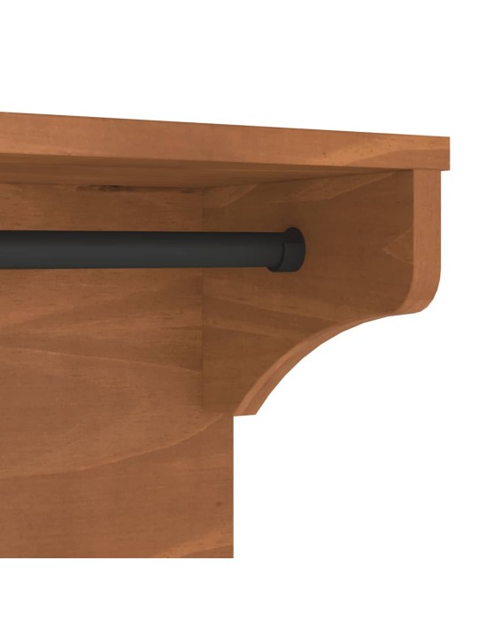 Seinänaulakko sandnes 87x30x42 cm täysi mänty
